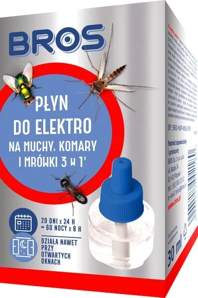 Bros - 1594119 - Ricarica liquida per vaporizzatore da presa per mosche, zanzare e formiche