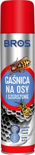 Bros - 15941597 - Aerosol vespe e calabroni, distanza di spruzzo 5m, 600ml