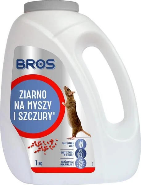 Bros - 15941769 - Grano per topi e ratti, 1kg