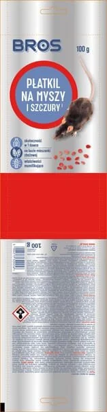 Bros - 15941963 - Grano esca topicida e ratticida, 100g - Doypack