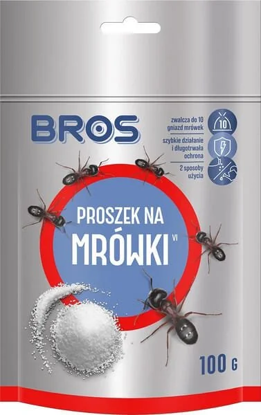 Bros - 15942020 - Polvere per formiche, 100g, Doypack