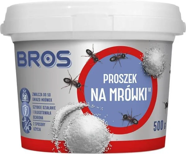 Bros - 1594396 - Polvere per formiche, 500g