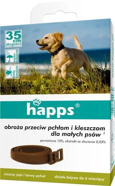 Bros - 1594411 - HAPPS Collare antiparassitario per cani di piccola taglia