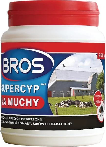 Bros - 1594608200 - Preparato insetticida Supercyp 6WP, 200 g