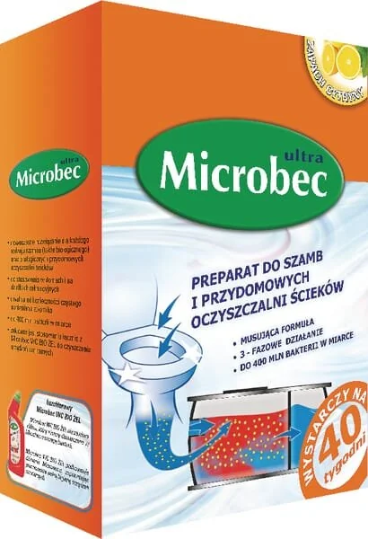 Bros - 1705BIO020100 - Preparazione per fosse settiche e impianti di trattamento acque reflue, "Microbec", 1kg
