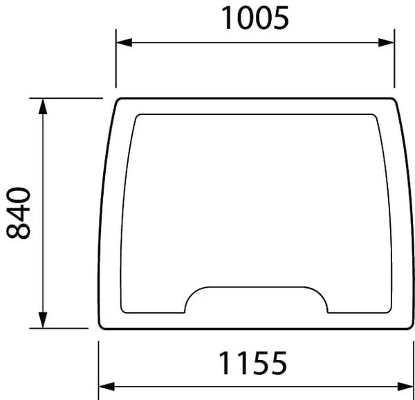 CNH - 84256438 - Vetro superiore anteriore