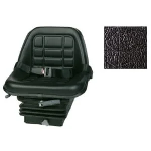 Cobo - GT1077385 - Sedile in PVC, nero, sospensione pneumatica, con cintura, GT50 M97