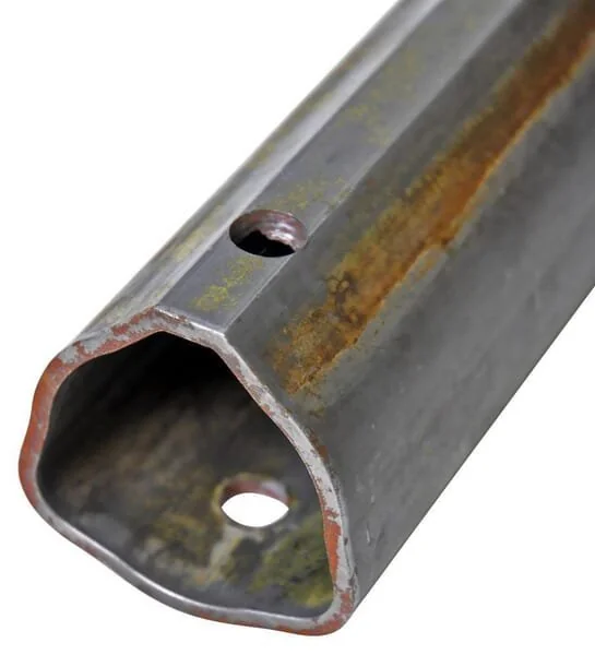 Comer - 152180514 - Tubo profilo triangolare T CvJ 80 diametro interno: 55.6 diametro esterno: 63x3.7mm L: 1.02m