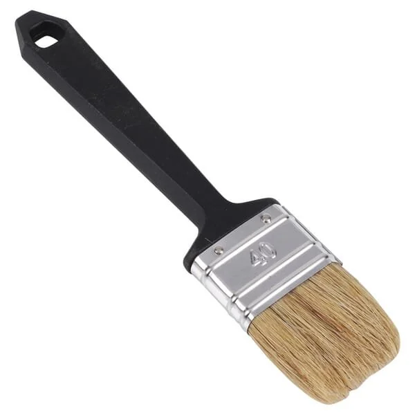 Copenhagen Pro - 2320540 - Pennello piatto monouso, setole di maiale bianche misura 40