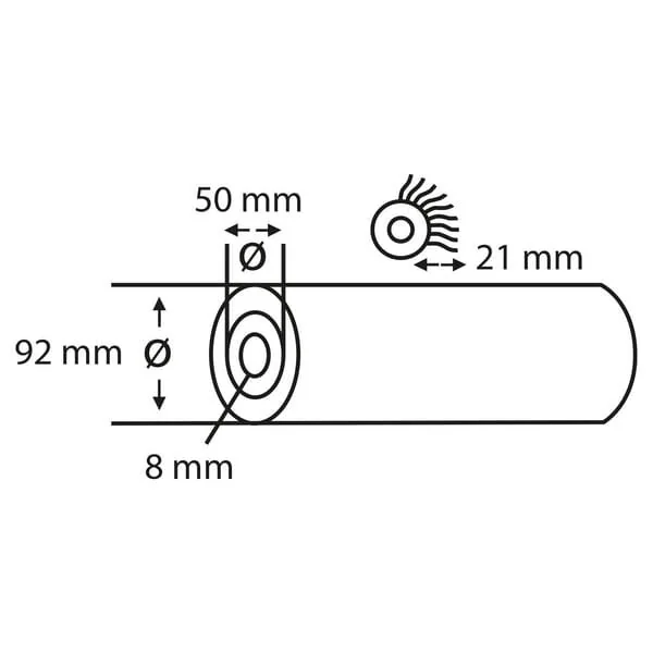 Copenhagen Pro - 2330056 - Rullo per pittura a parete IV Star, Vestan 21mm 18cm