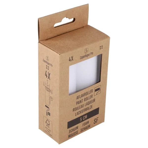 Copenhagen Pro - 2331091 - Rullo per pittura IV Star, schiuma SF dritto 5cm (4x)