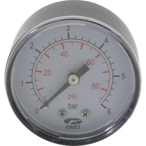 DAB - 906 - Manometro 0-6bar con. posteriore
