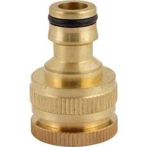 Daye - 1731128024 - Raccordo rubinetto in ottone con filettatura femmina, 1/2 pollici - 3/4 pollici DY8024C
