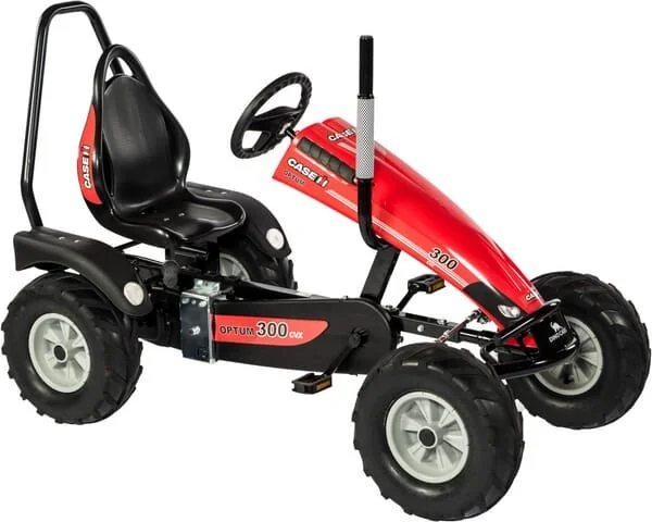 Dino Cars - 66970BF3 - Go-Kart, Case, rosso/nero, da 5 anni, con ruota libera, Track BF3 By