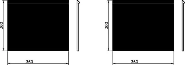 Domar - DL655078 - Parafango rimorchio 360x300mm