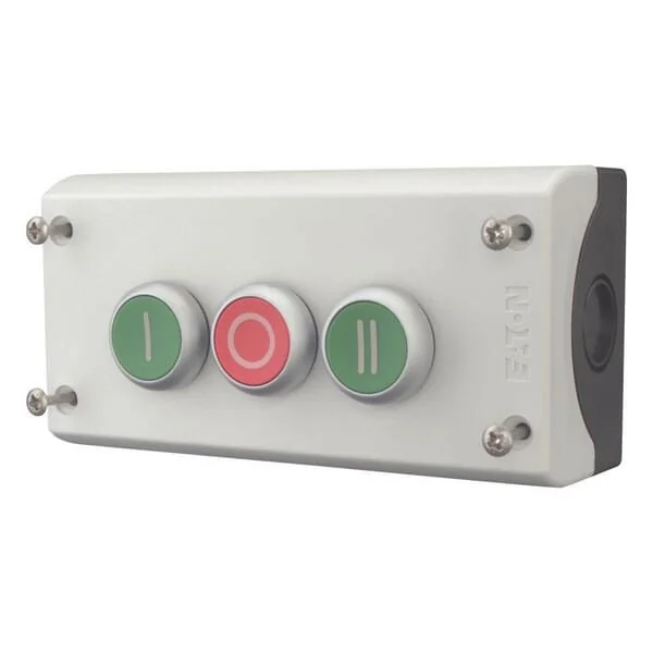 Eaton - M22I3M1 - Stazione a pulsante a tre vie 2NC/2NO
