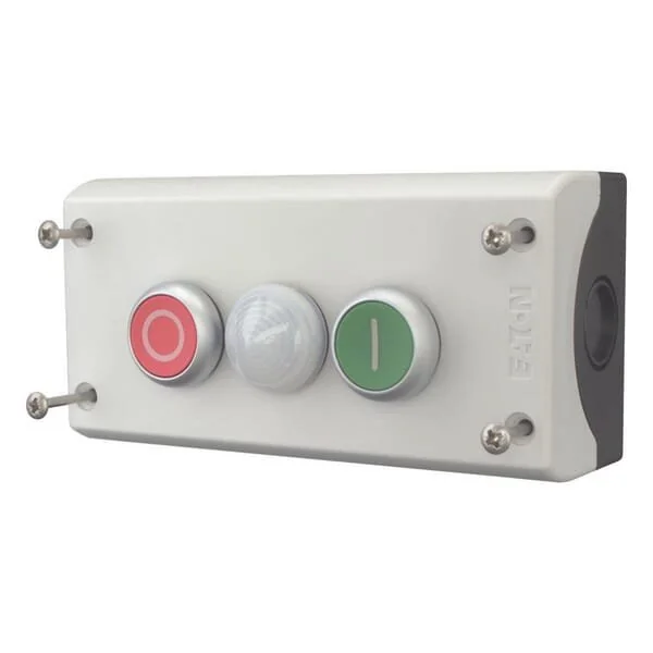 Eaton - M22I3M2 - Pulsante a 2 vie 2NC/2NO luce