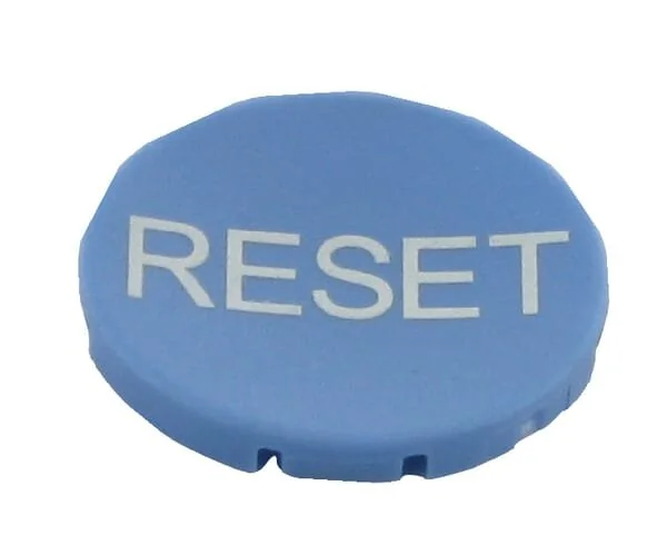 Eaton - M22XDBGB14 - Piastra pulsante blu "Reset"