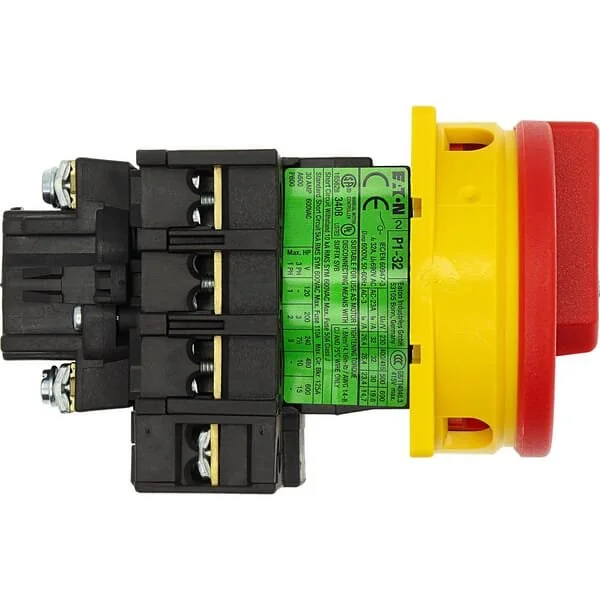 Eaton - P132EASVBN - Interruttore rotante 3P+N, 32A