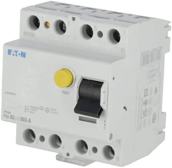 Eaton - PFIM634003A - Interruttore differenziale 63A 4P 30mA