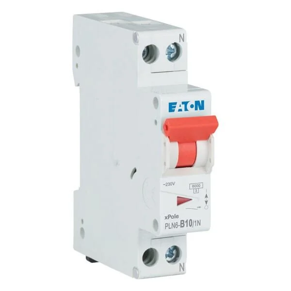 Eaton - PLN6B101N - Interruttore automatico miniaturizzato 10A,1P+N,B