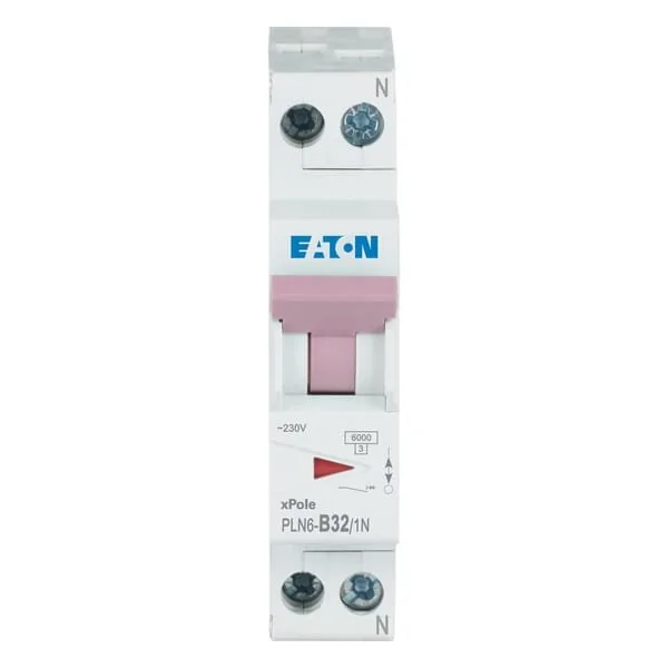 Eaton - PLN6B321N - Interruttore automatico miniaturizzato 32A,1P+N,B