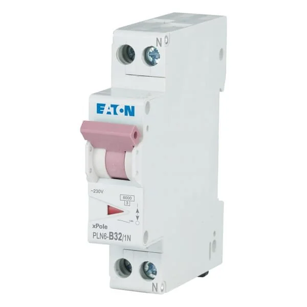 Eaton - PLN6B321N - Interruttore automatico miniaturizzato 32A,1P+N,B