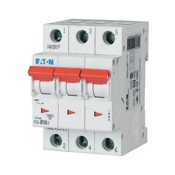 Eaton - PLS6B103 - Interruttore automatico miniaturizzato 10A.3P,B