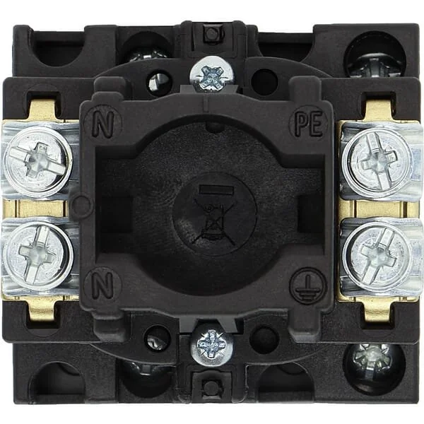 Eaton - T01102EASVBSW - Interruttore rotante 2P, 20A, BK
