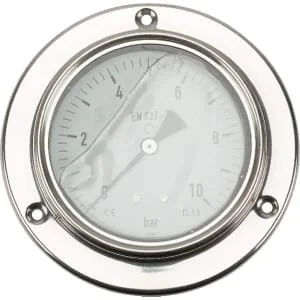 ET - MA10010P08SSGF - Misuratore di pressione per pannello ET, diametro 100, 0-10 bar, 1/2"