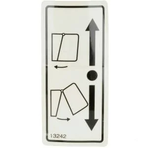 Etesia - 13242 - Adesivo svuotamento