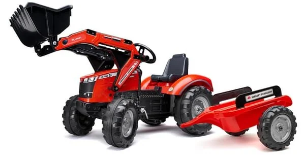 Falk - 4010AM - Massey Ferguson S8740 scavatrice a pedali con rimorchio
