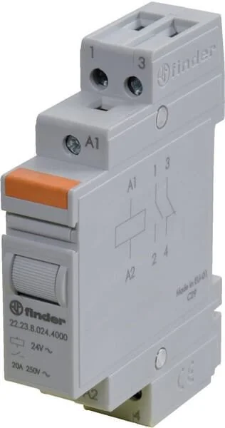 Finder - 222380244000 - Relè installazione 20A AC