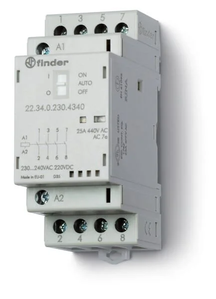 Finder - 223400244340 - Contattore modulare 25A