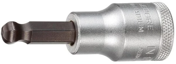 Gedore - IN19K6 - Bussola per inserti cacciavite esagonale con testa sferica 6mm