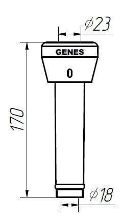 GENES - 1580GS06P - Adattatore per manicotti di mungitura Westfalia 7021.2725.220