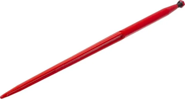 Gopart - FT14 - Dente caricatore, diritto, sezione a doppia T 36x1100mm, punta affilata con dado M20x1.5mm, rosso