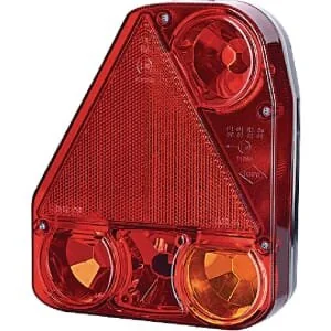 Gopart - LA45008 - Luce posteriore sinistra rettangolare, 12/, rosso/arancione