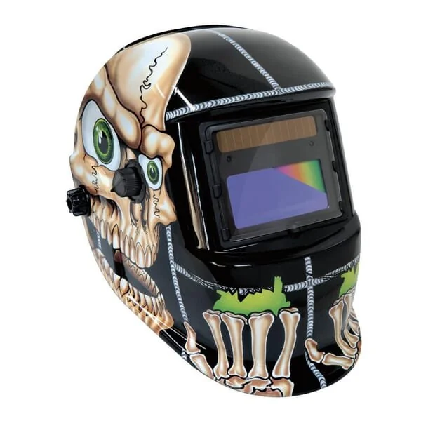 GYS - 064973 - Casco per saldatura LCD Venus 9/13 G Bones True Color