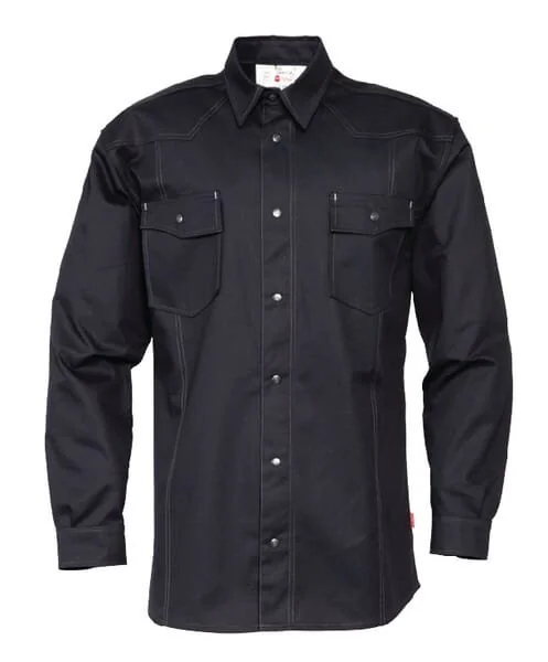 Havep - 1655M45002XL - Camicia, taglia 2XL/46, manica lunga, nera, By