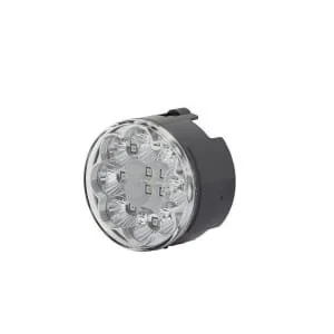Hella - 2BA009001431 - Luce indicatore LED, rotonda, trasparente, a bullone, AMP 2-Pin, 12 LED's
