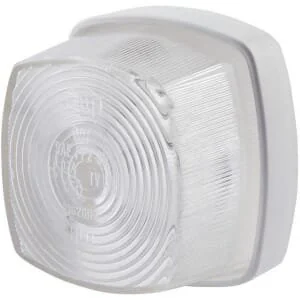 Hella - 2PF003057001 - Luce di posizione 5W, quadrata, trasparente/bianca, da avvitare, mm