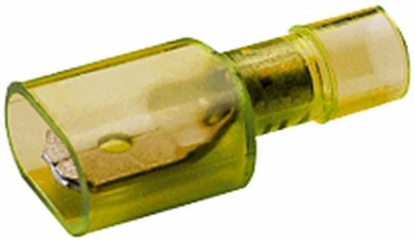 Hella - 8KW744705003 - Lama terminale maschio, giallo, 4-6mm² 6.3x0.8mm, blister (25x)
