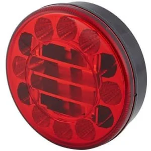 Hella ValueFit - 2SB357027011 - Luce freno LED, rotonda, 10/, rossa, avvitabile, 24 LED's