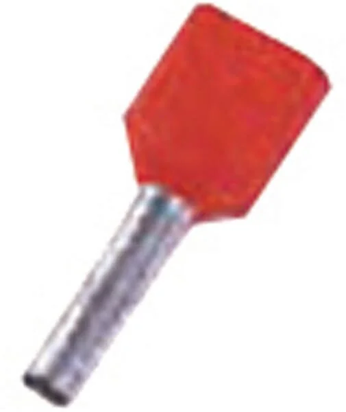 Intercable - ICIAE18Z - Puntalino per cavo doppio 1mm² 8mm DIN 46228-4