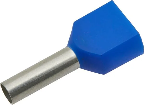 Intercable - ICIAE210Z - Puntalino per cavo doppio 2.5mm² 8mm DIN 46228-4