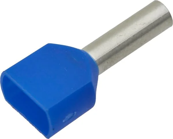Intercable - ICIAE210Z - Puntalino per cavo doppio 2.5mm² 8mm DIN 46228-4