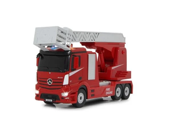 Jamara - JA405212 - Camion dei pompieri scala girevole Mercedes-Benz Antos 1:24 2.4GHz