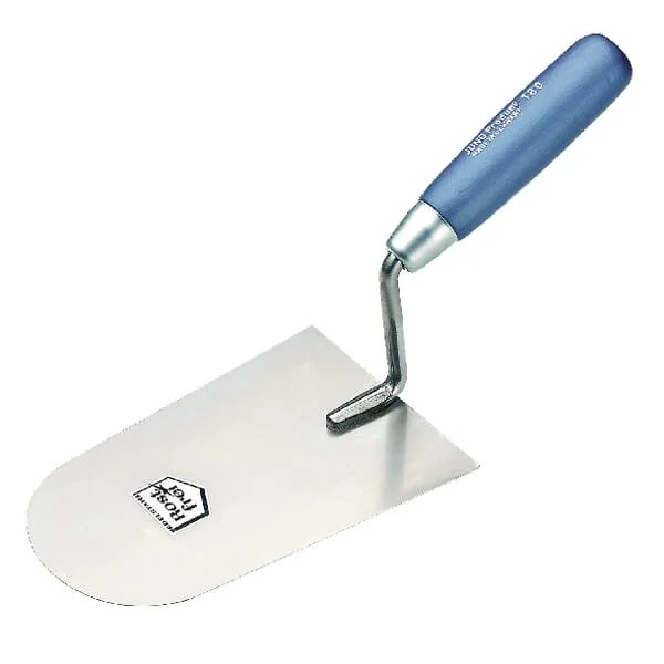 Jung Henkelmann - 22518000 - Trowel per intonaco in acciaio inossidabile rotondo 180 mm