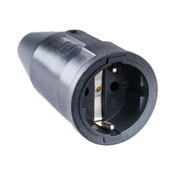 KERAF - EM351 - Connettore a spina in gomma 2 poli